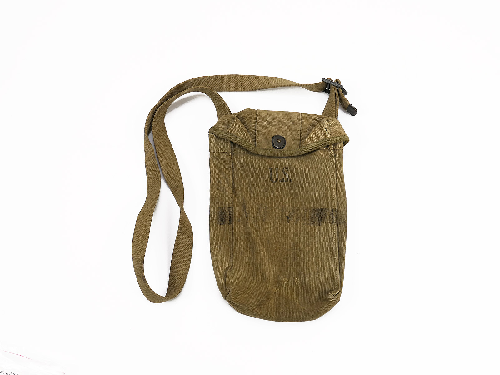 Original US Army WW2 Pouch Magazine 30-round Thompson SMG Magazine Pouch Boyt-42 COLLECTION BATTLE WORN