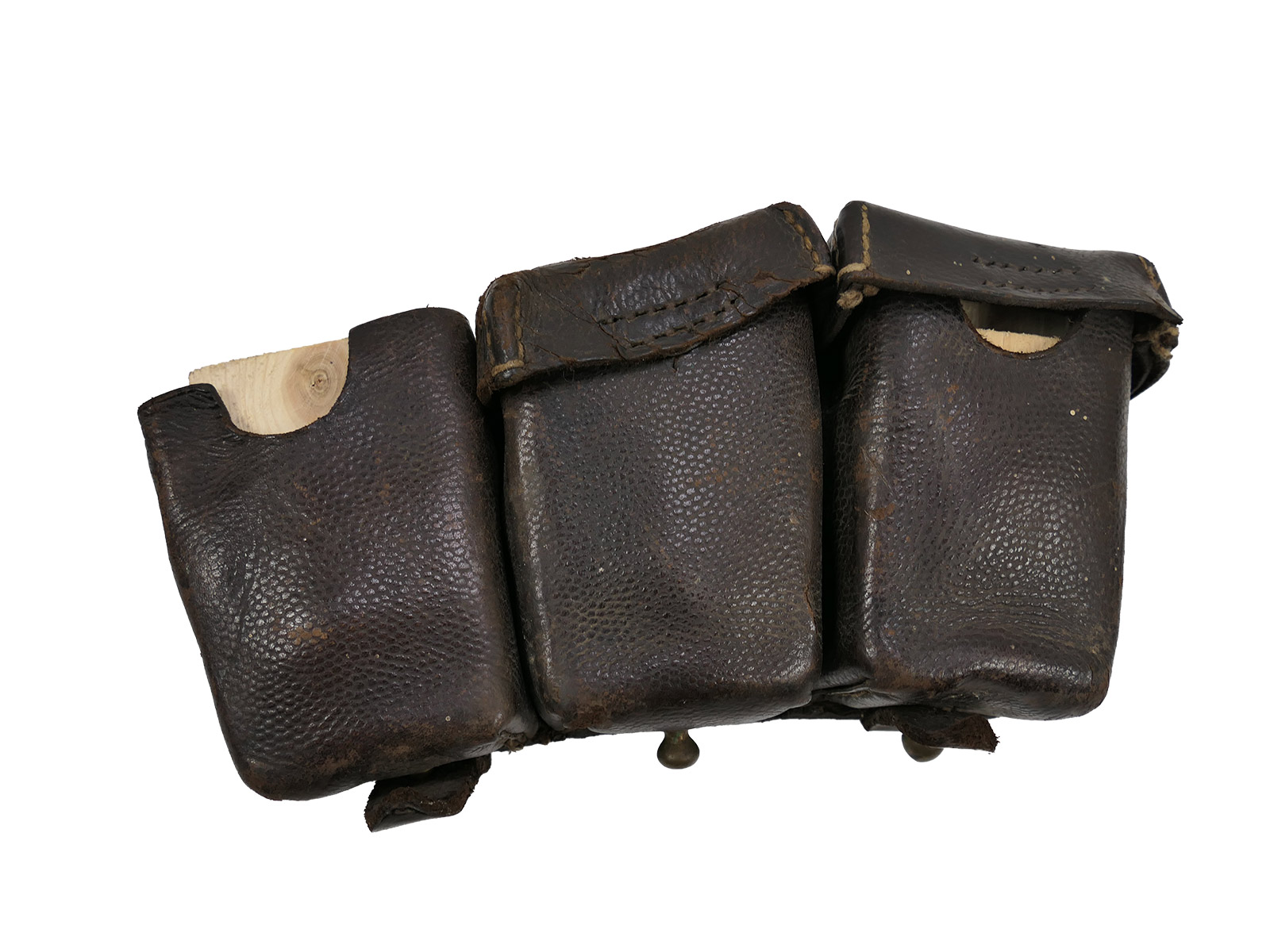2x spare parts holders, original WK1 cartridge pouches, DIY items, incomplete, COLLECTION BATTLE WORN