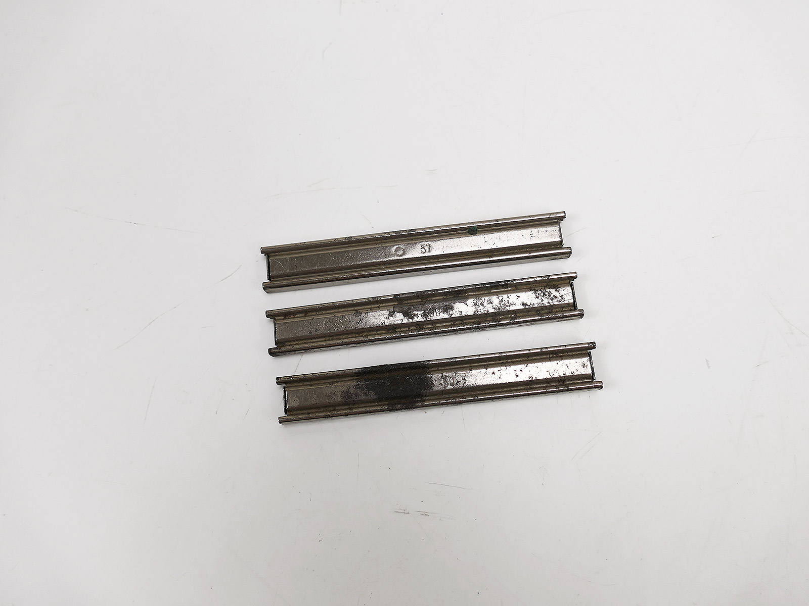 3x Stück Ladestreifen Pistole Steyr M1912 für 8 Patronen Deko Munition 9mm