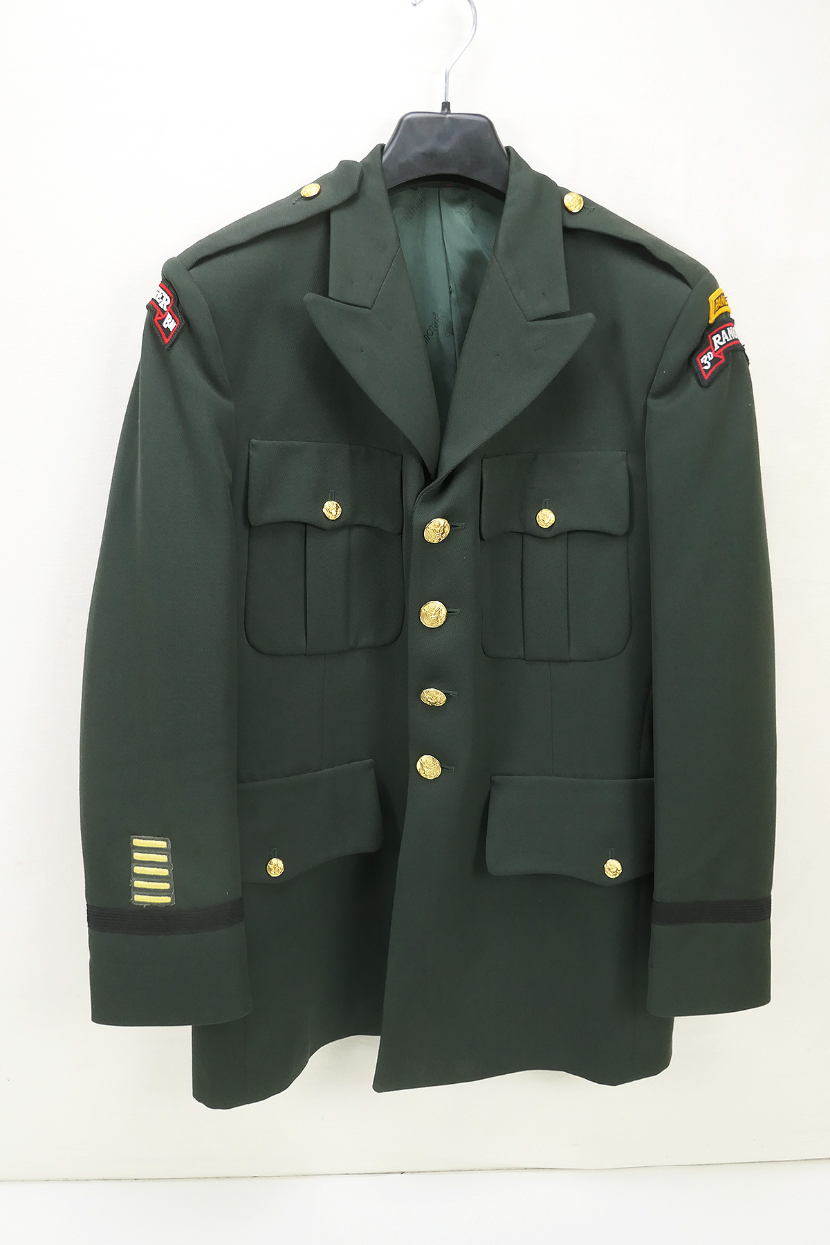 US Army Uniform Jacket Coat Man`s - 1st Ranger BN - 39R