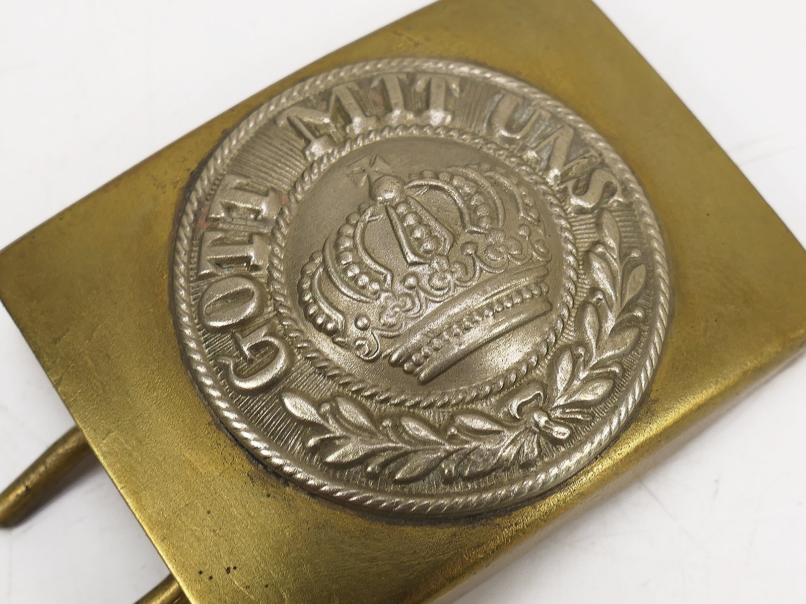 WK1 Imperial Original Belt 100 – Belt with ‘God with Us’ buckle COLLECTION BATTLE WORN