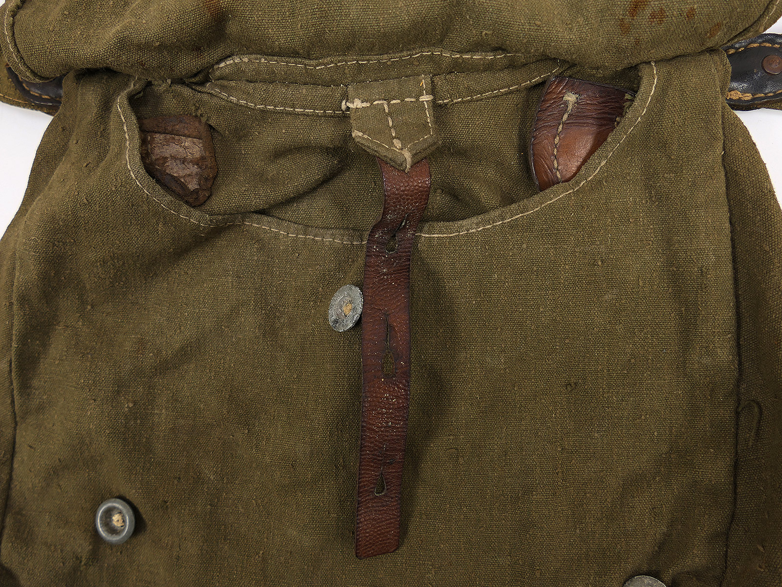 WW2 Wehrmacht Original M31 Bread Bag with Strap – COLLECTION, BATTLE-WORN