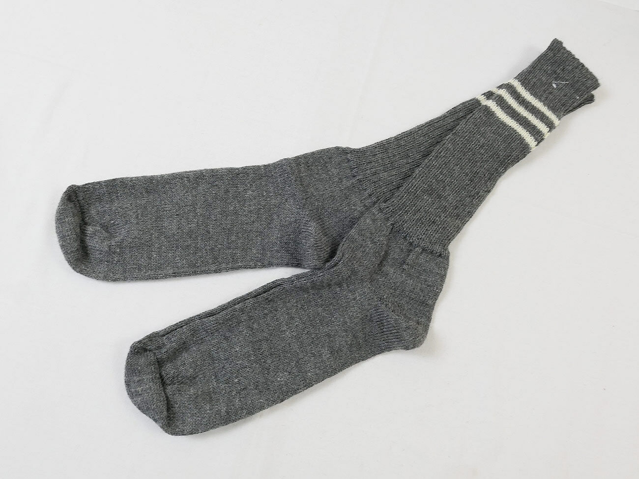 Wehrmacht wool socks boot socks field gray with size ring size 3 (44/45)