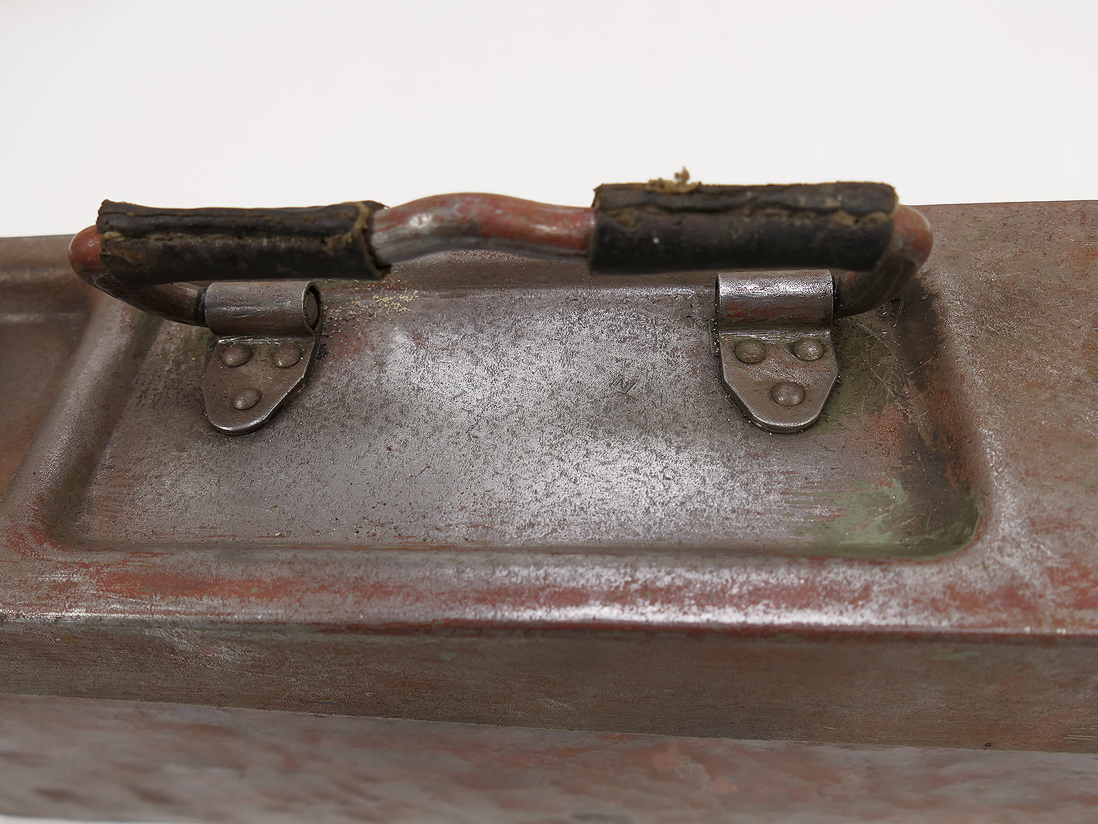 #2/ Wehrmacht MG 34/42-type ammunition box 41, belt box – BATTLE WORN
