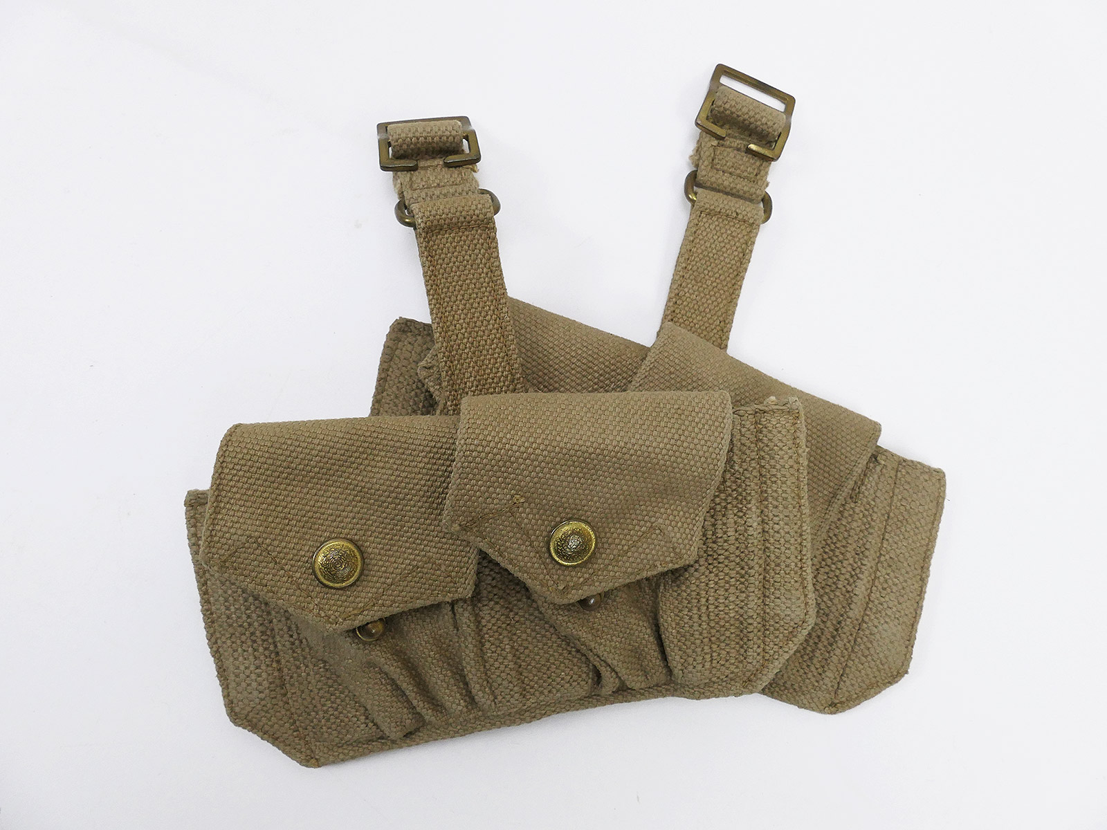 2x piece British Smle Lee Enfield Webbing cartridge pouch magazine pouch