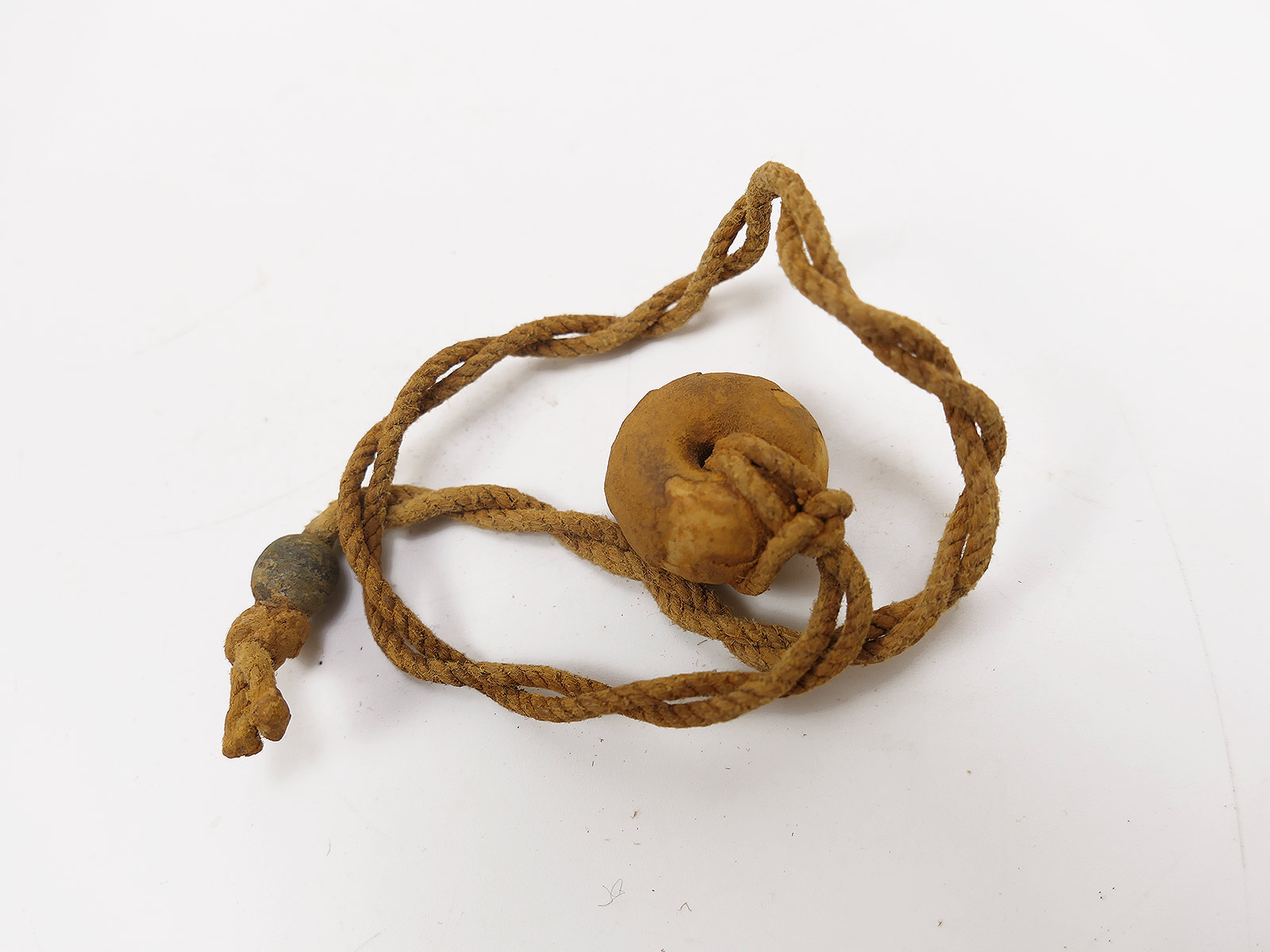 #01 Wehrmacht Bodenfund trigger bead with trigger cord spare part deco M24 stick grenade  