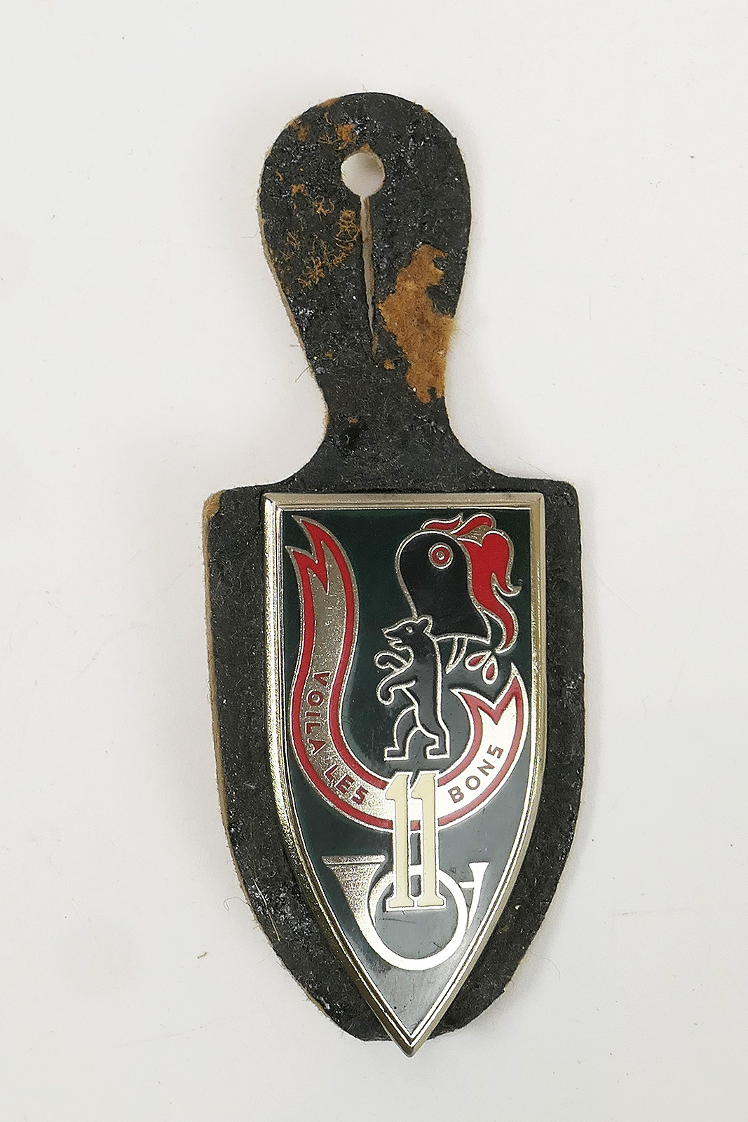 Allied breast pendant 11th Régiment de Chasseurs