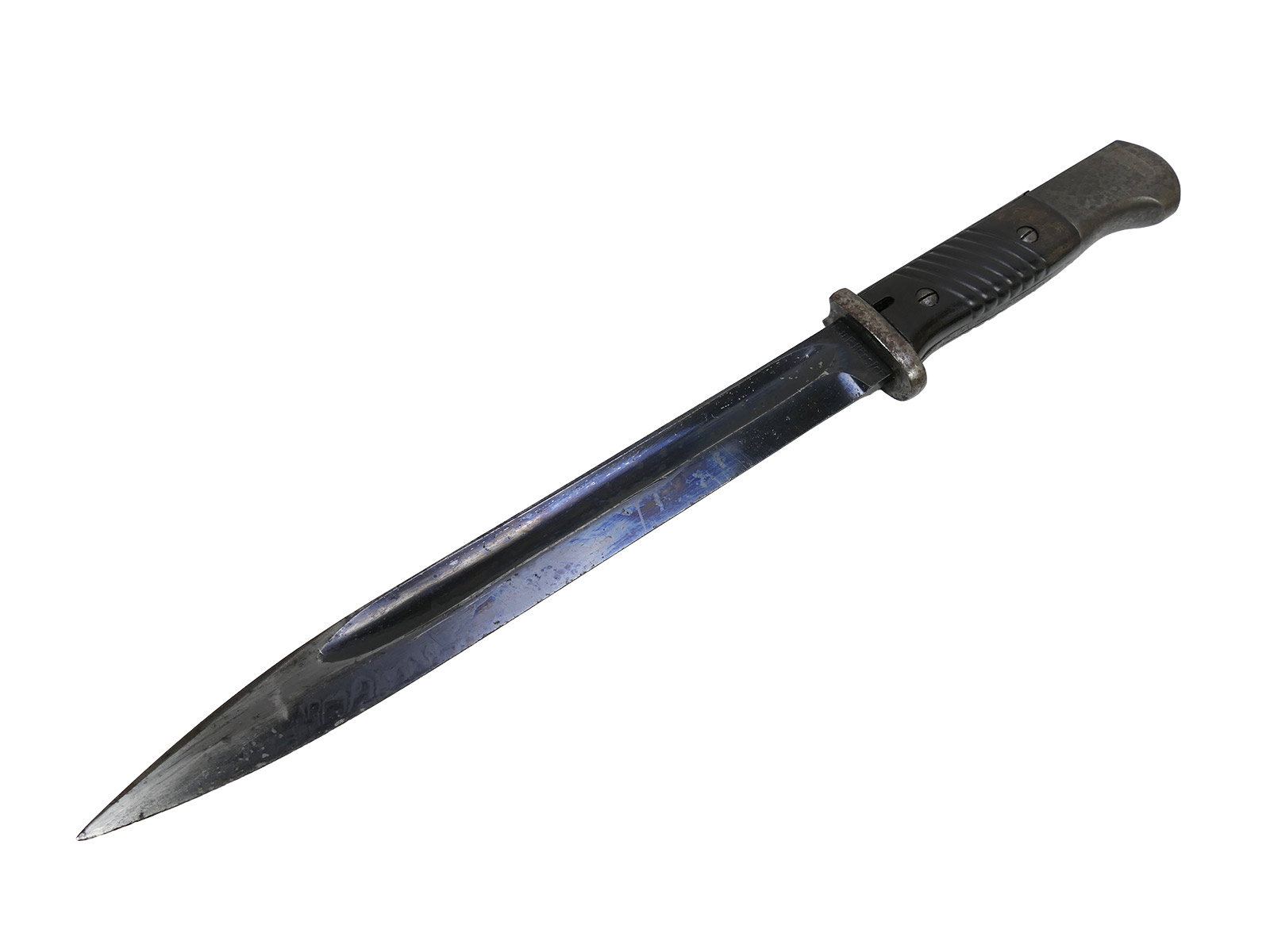 Wehrmacht M84/98 K98 bayonet / side-mounted bayonet – matching serial numbers – Hörster 1938 – battle-worn
