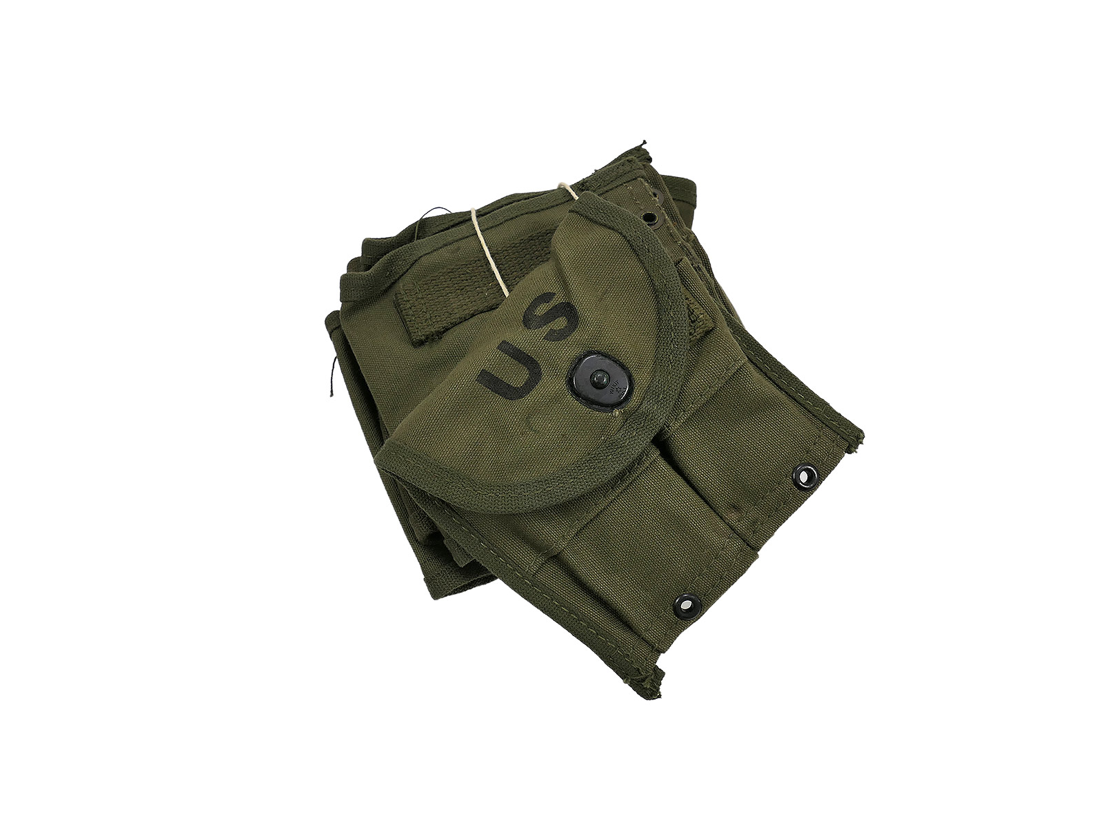 1x US Army Korea/Vietnam era magazine pouch for M1 Carbine rifle, original issue, 1957
