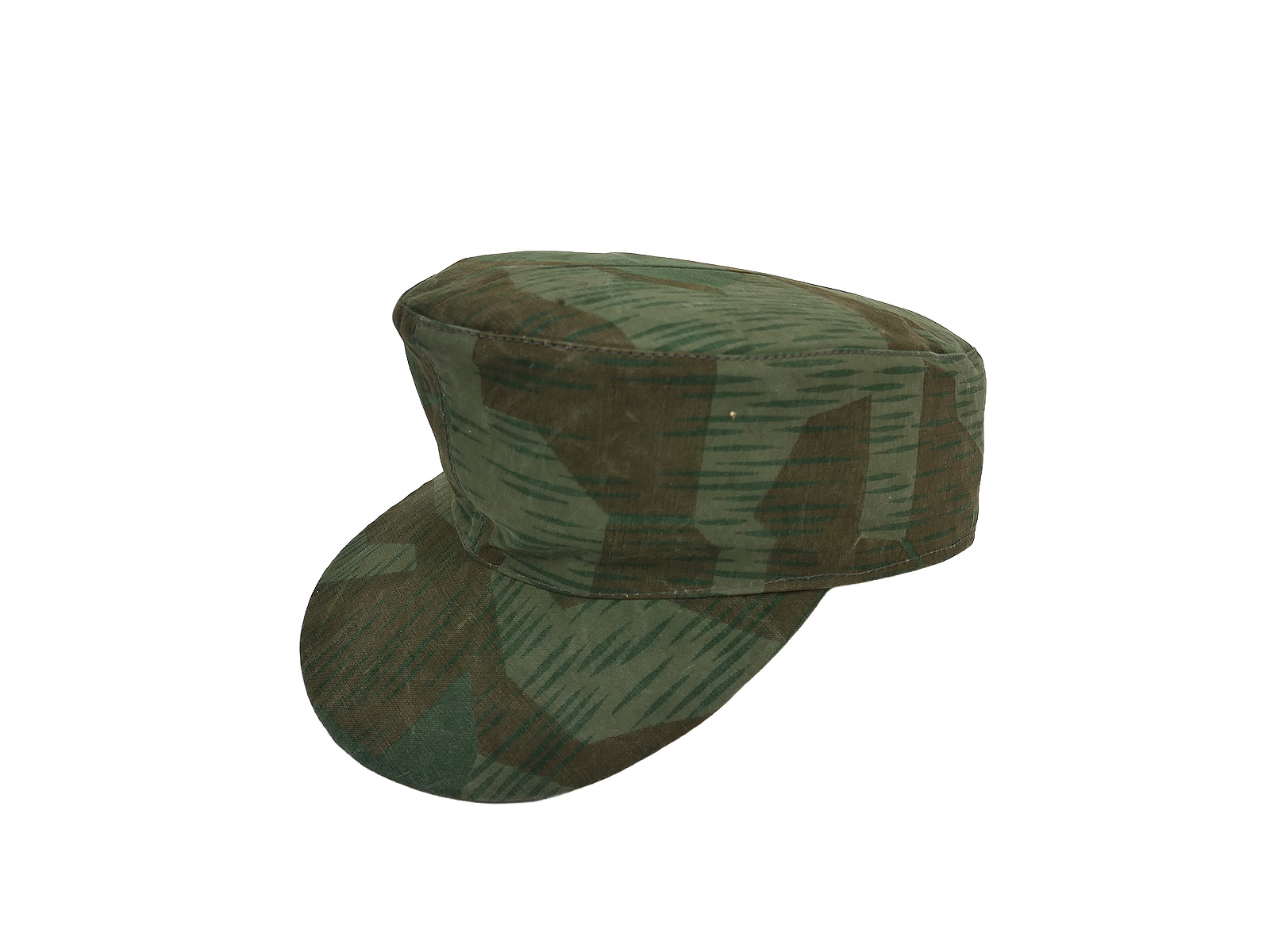 Wehrmacht camouflage field cap size 59 splinter camouflage 1943 ORIGINAL FABRIC CUTTING