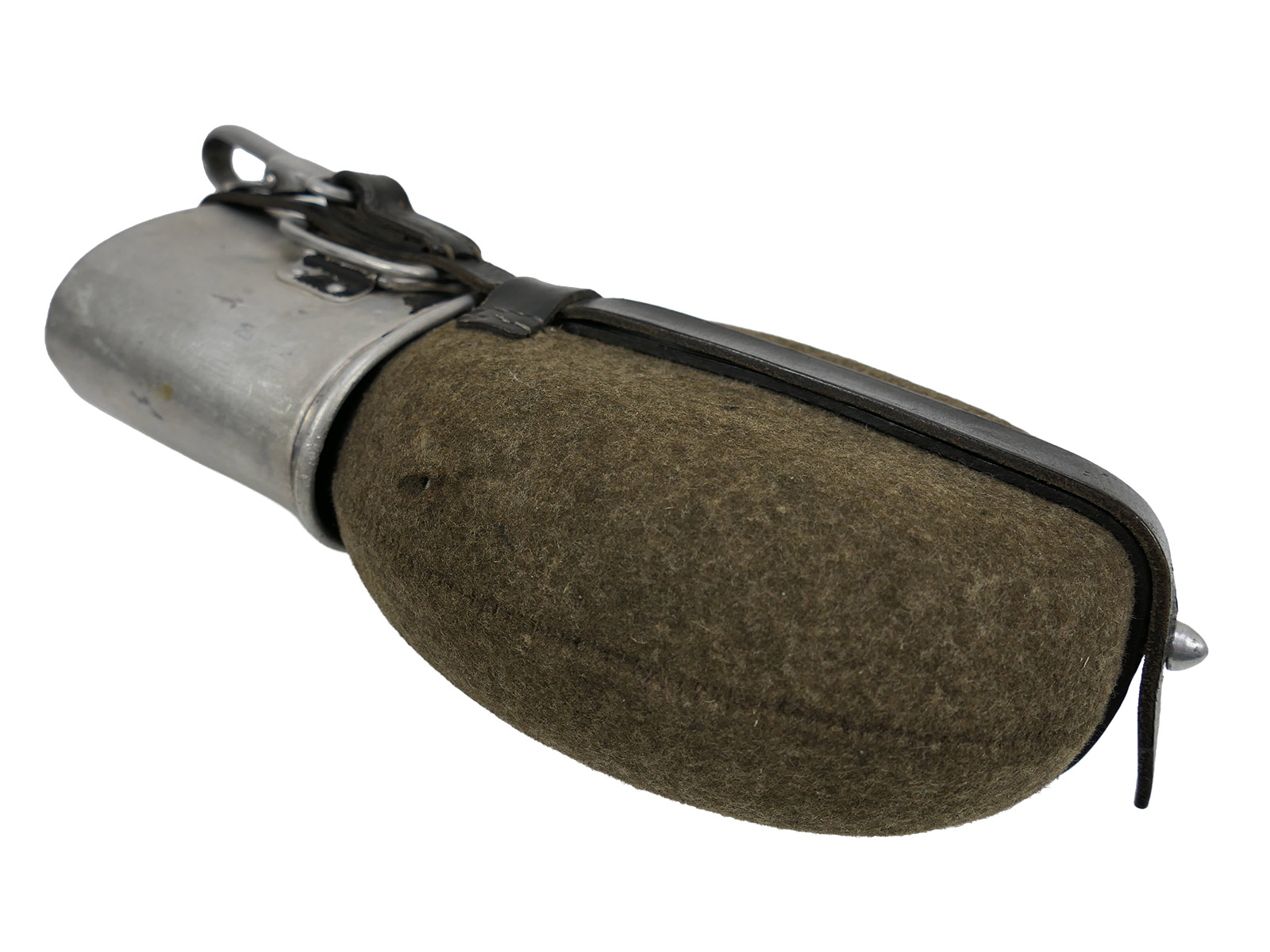 Wehrmacht ESB40 canteen with original aluminium cup WAL39  COLLECTION BATTLE WORN