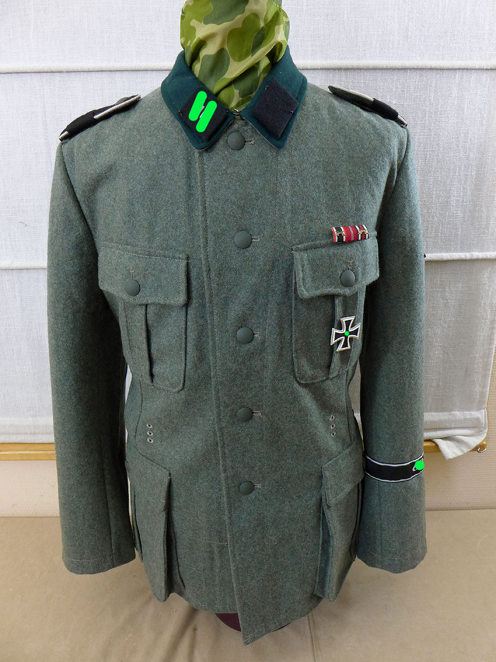 8726-07 Field Blouse M36 Weapons SS Rank SS Sagittarius of the LAH