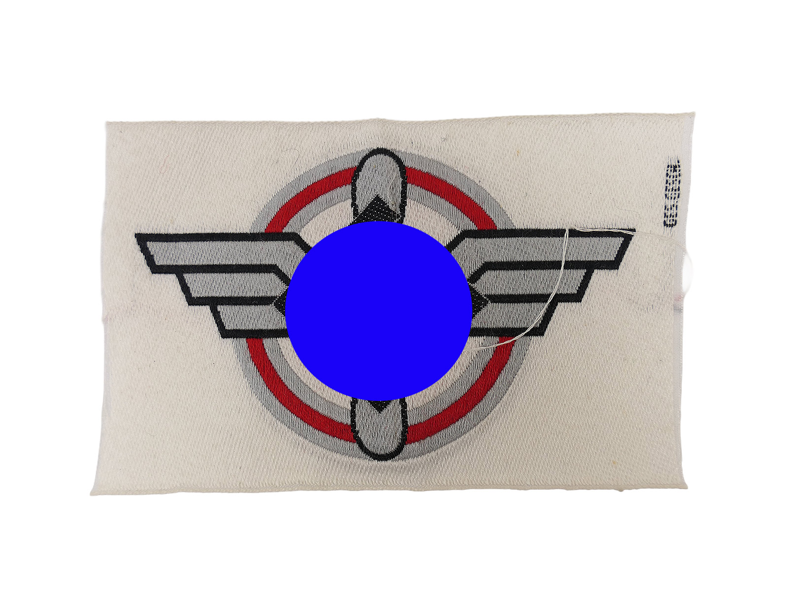 German Air Sports Federation (DLV) Badge / Chest Badge for Sports Shirt, Machine-woven