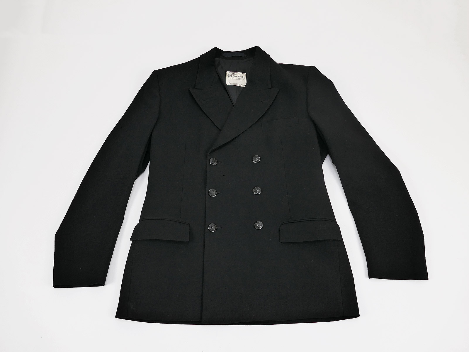 British ROYAL NAVY Uniform Jacket Class I and III Double-breasted Size 182/108/92 (Large)