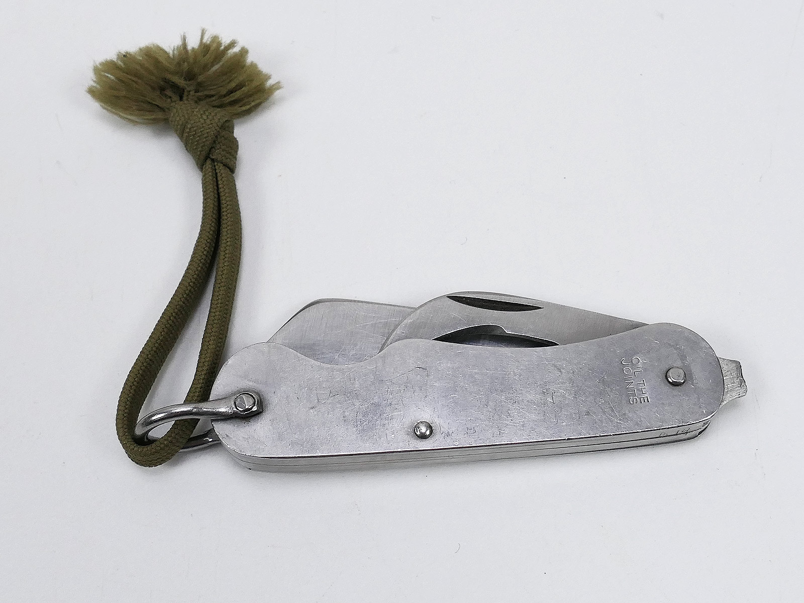 British Army Pocket Knife Pocket Knife Oil the Joints 1989 with dedication