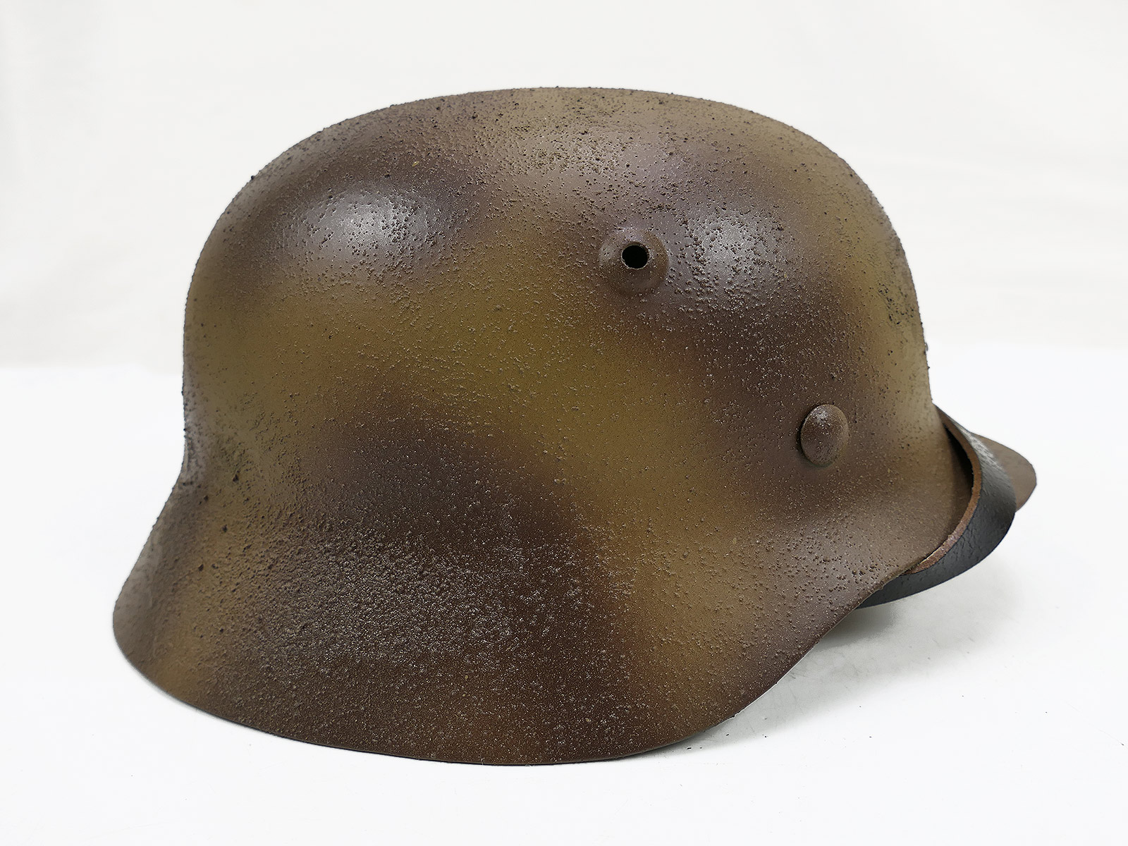 #93 Wehrmacht SOUTHERN FRONT TROPICAL camouflage steel helmet M35 M40 rough camouflage helmet, size 57/58