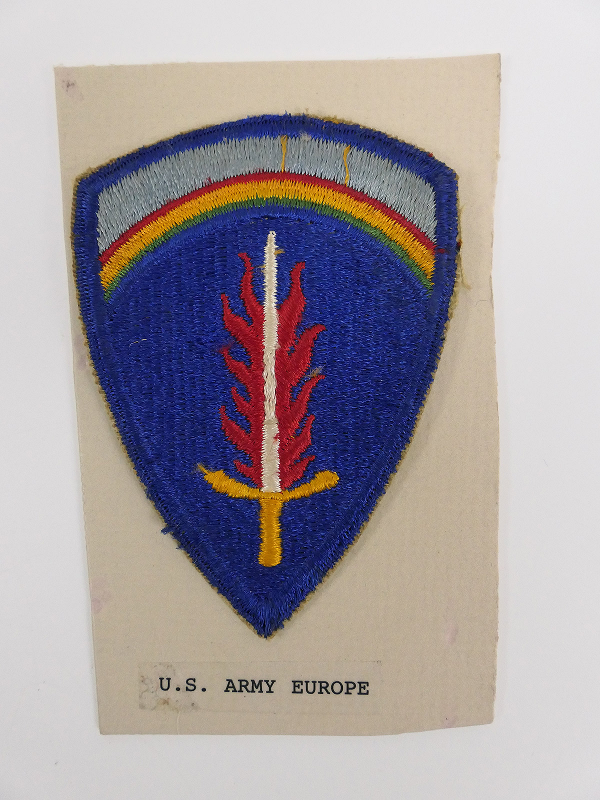 Original US ARMY WW2 Insignia Badge U.S. Army Europe Patch - U.S. Command / Special Units