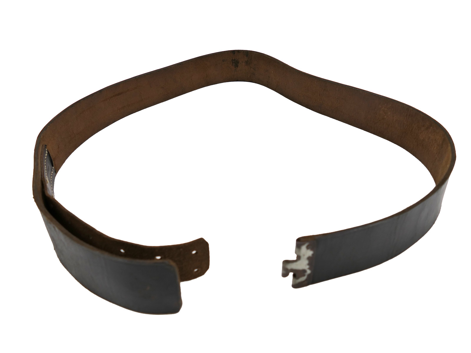Vintage leather belt / belt strap, leather belt 104cm, COLLECTION BATTLE WORN