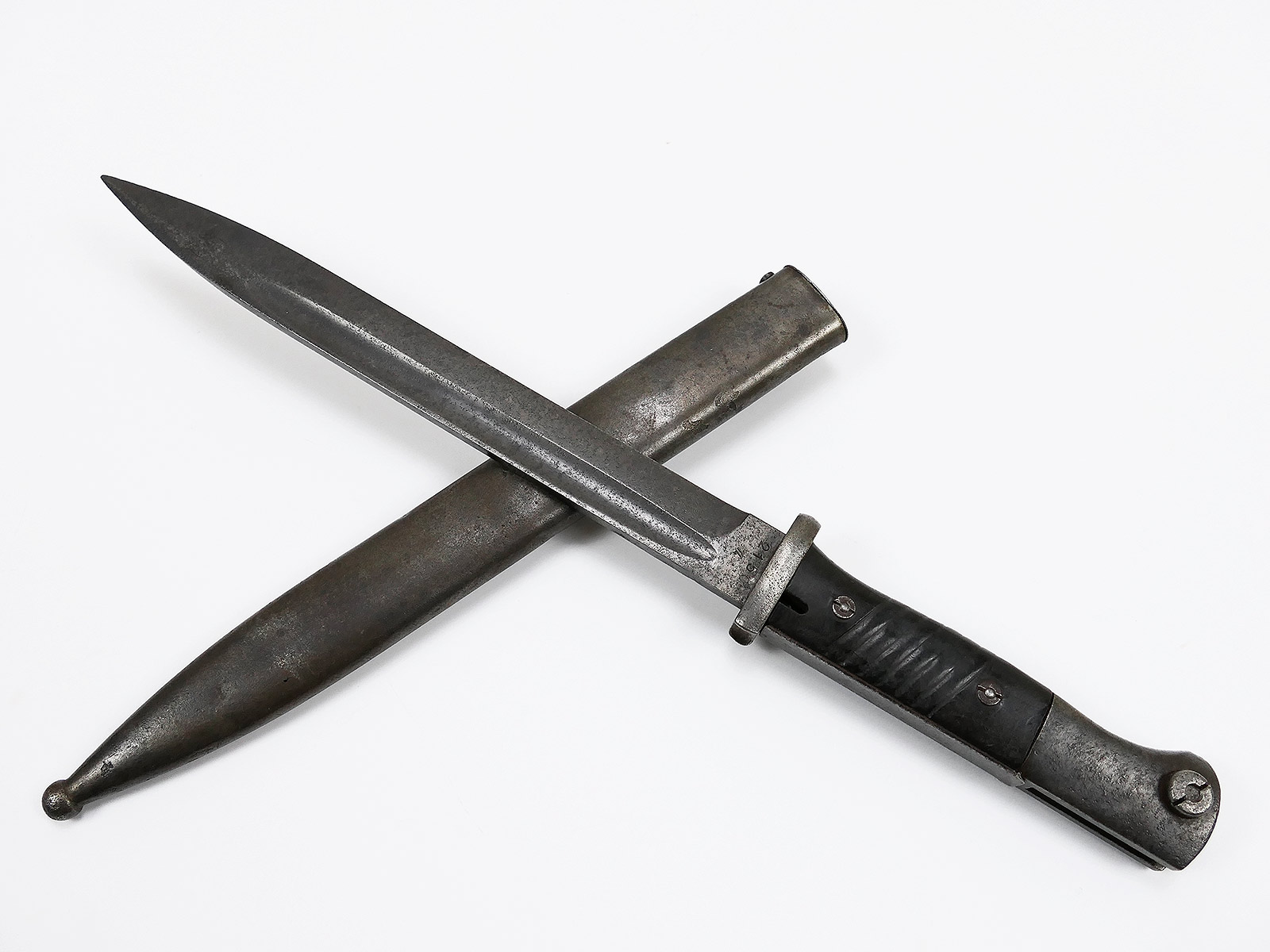 #03/ Wehrmacht bayonet M84/98 K98 / side rifle 42 asw with scabbard