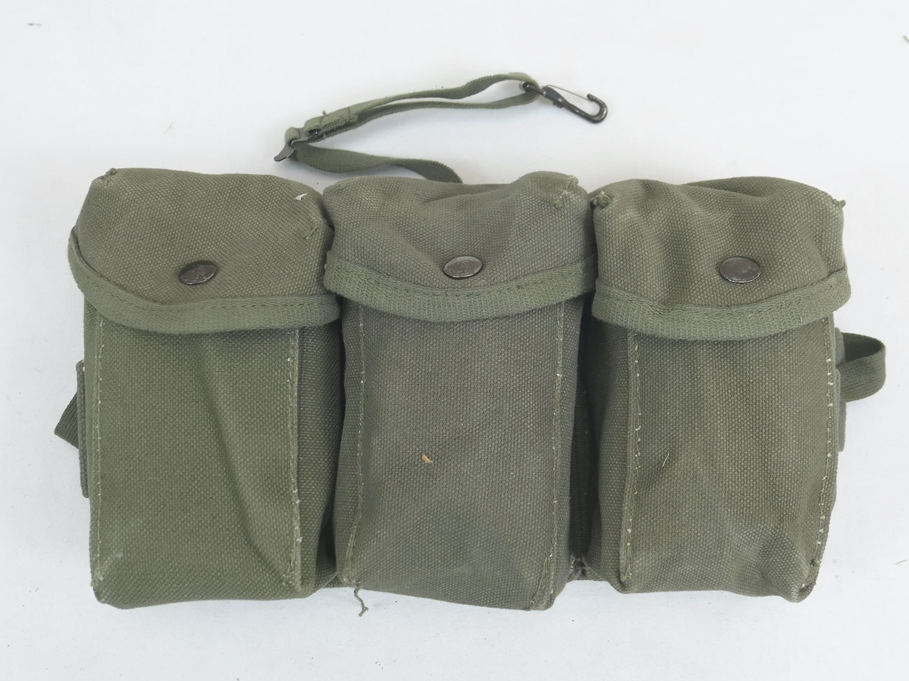 P1580510xPGgr9ToN43t7 M1A M14 Triple Ammo Magazine Pouch Canvas Magazine Pouch