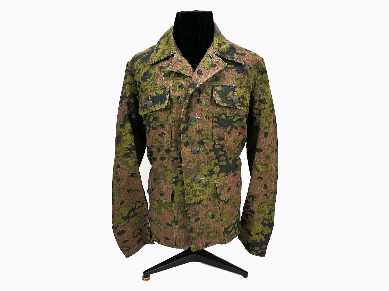 Waffen SS M-43 Drillich field blouse camouflage jacket oak leaf A four pocket skirt 