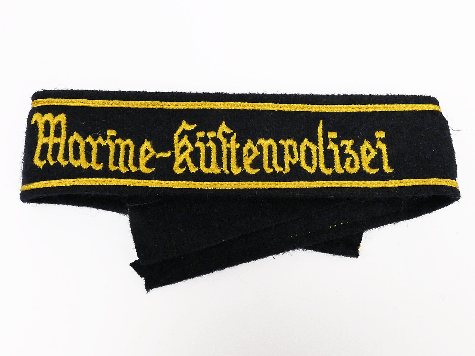 P1738000 Police sleeve band Navy Coast Police