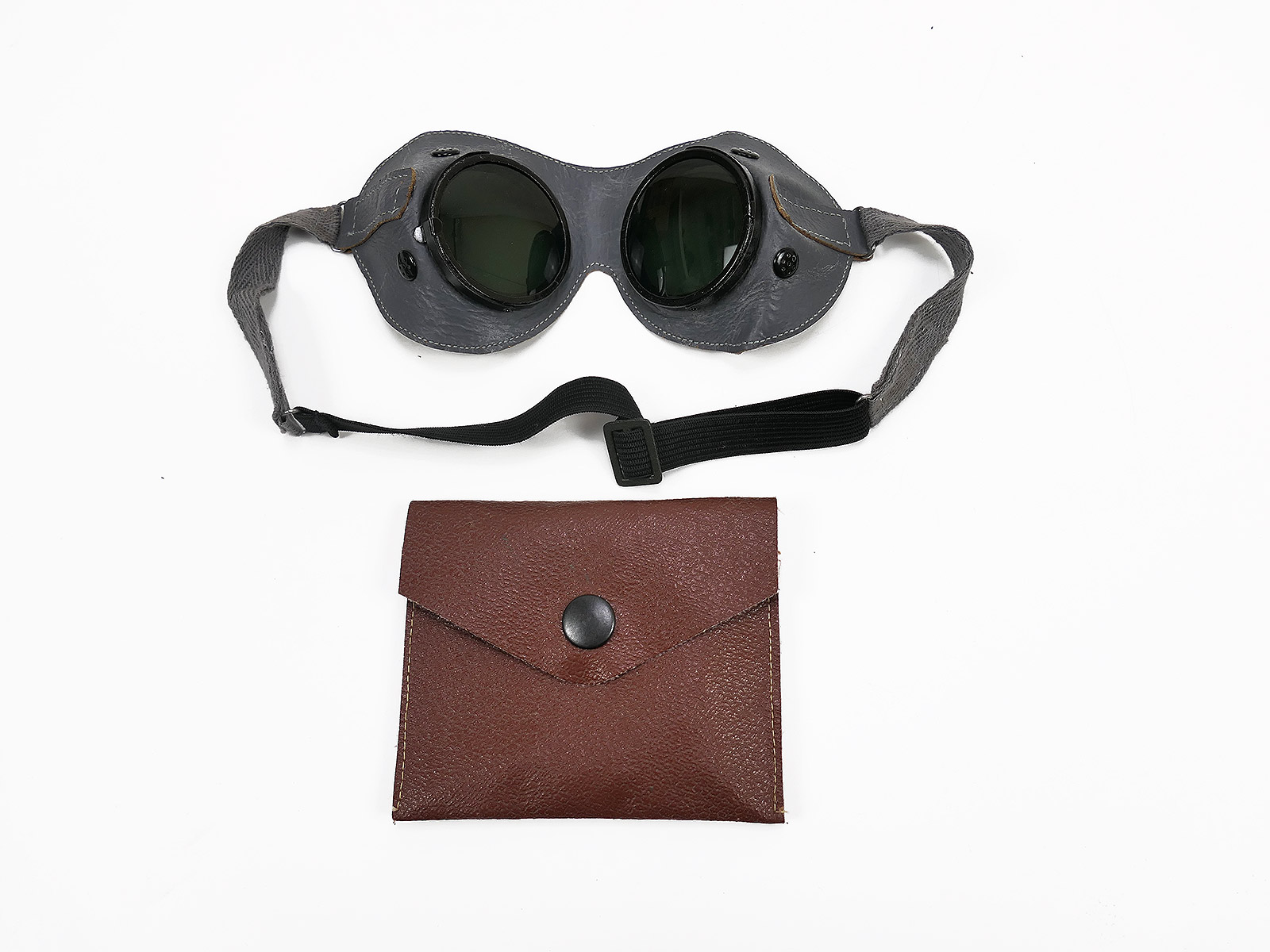 EINZELSTÜCK DAK Afrikakorps dust goggles Panzer Tropenbrille Brille Kradbrille Kübelwagen *HANDCRAFTED*