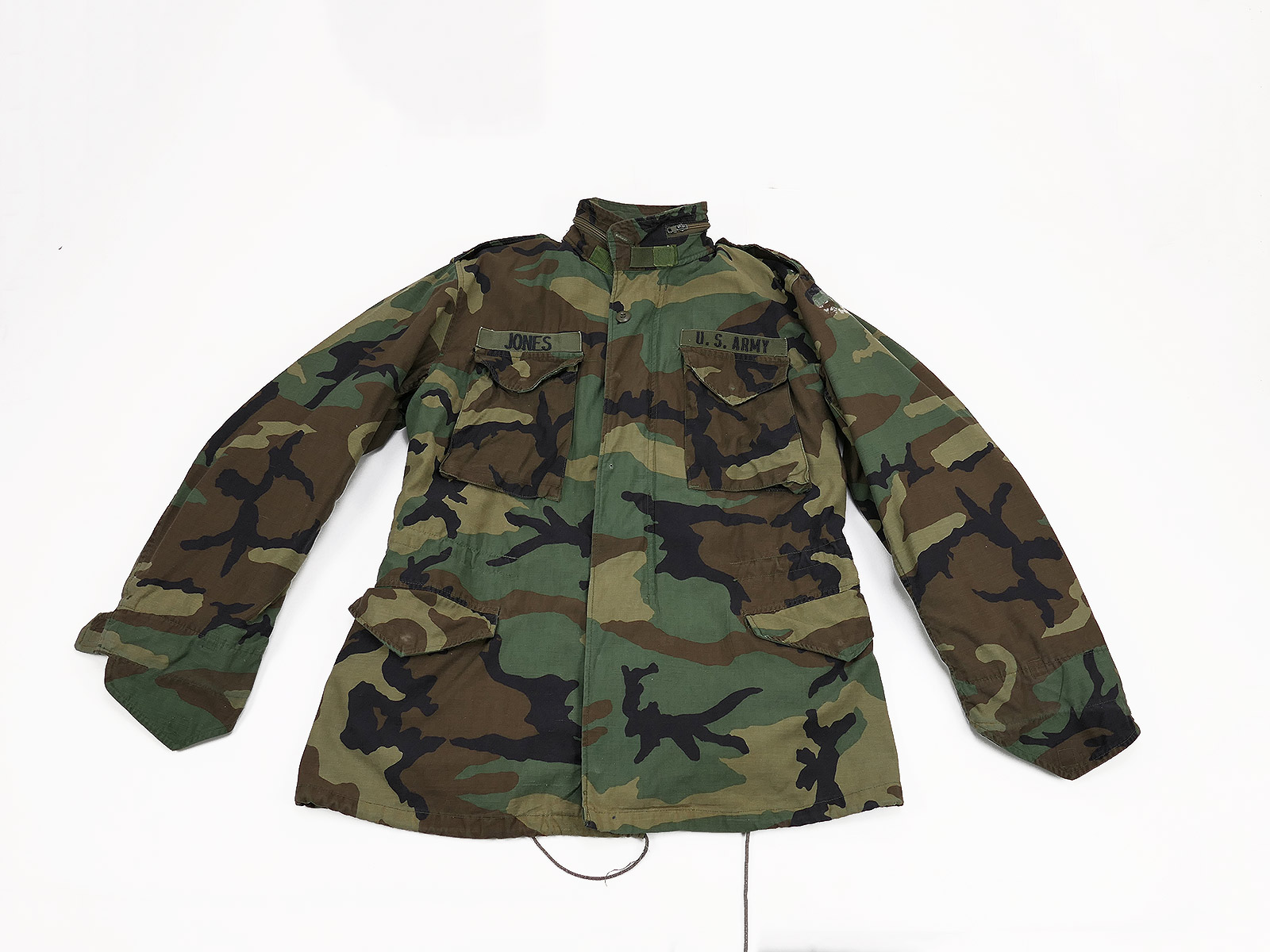 US ARMY M65 Cold Weather Field Jacket Feldjacke M65 WOODLAND Medium mit schöner Patina