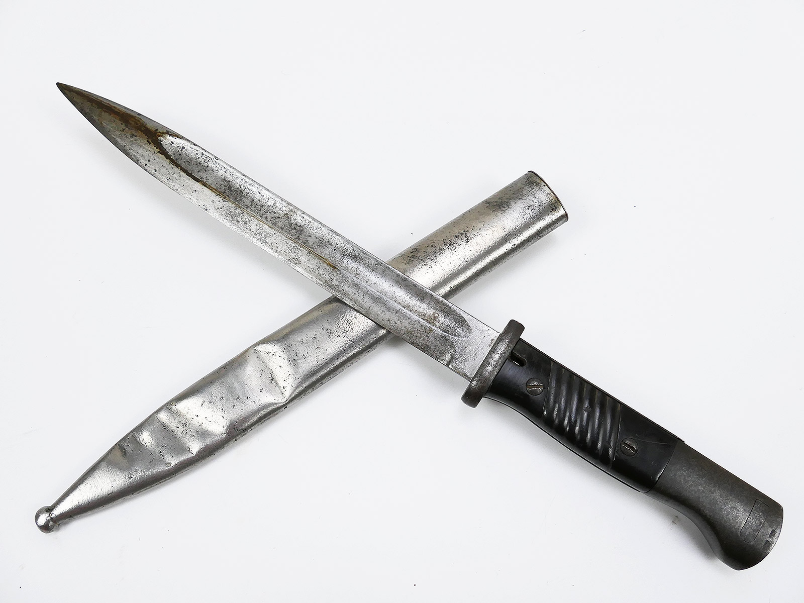 P1257669 #49/ Wehrmacht bayonet M84/98 K98 / side rifle E.u.F.Hörster 1939 matching numbers