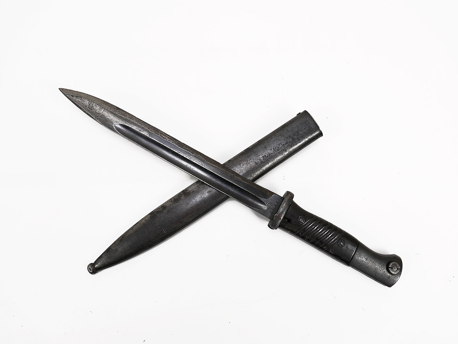 #A8 Wehrmacht bayonet M84/98 K98 / sidearm NUMBER EQUAL 41 cof