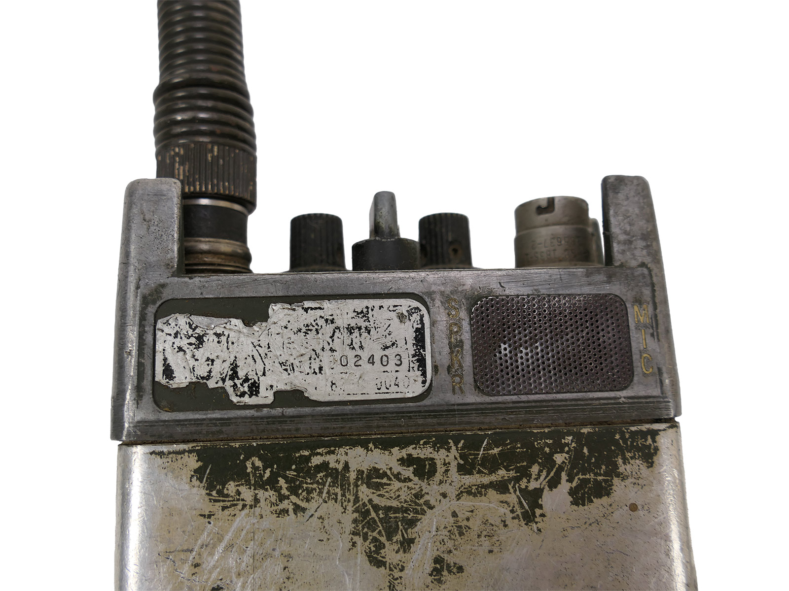 US Marines WW2 Vietnam PRC-68 Squad Radio Receiver with antenna base adapter