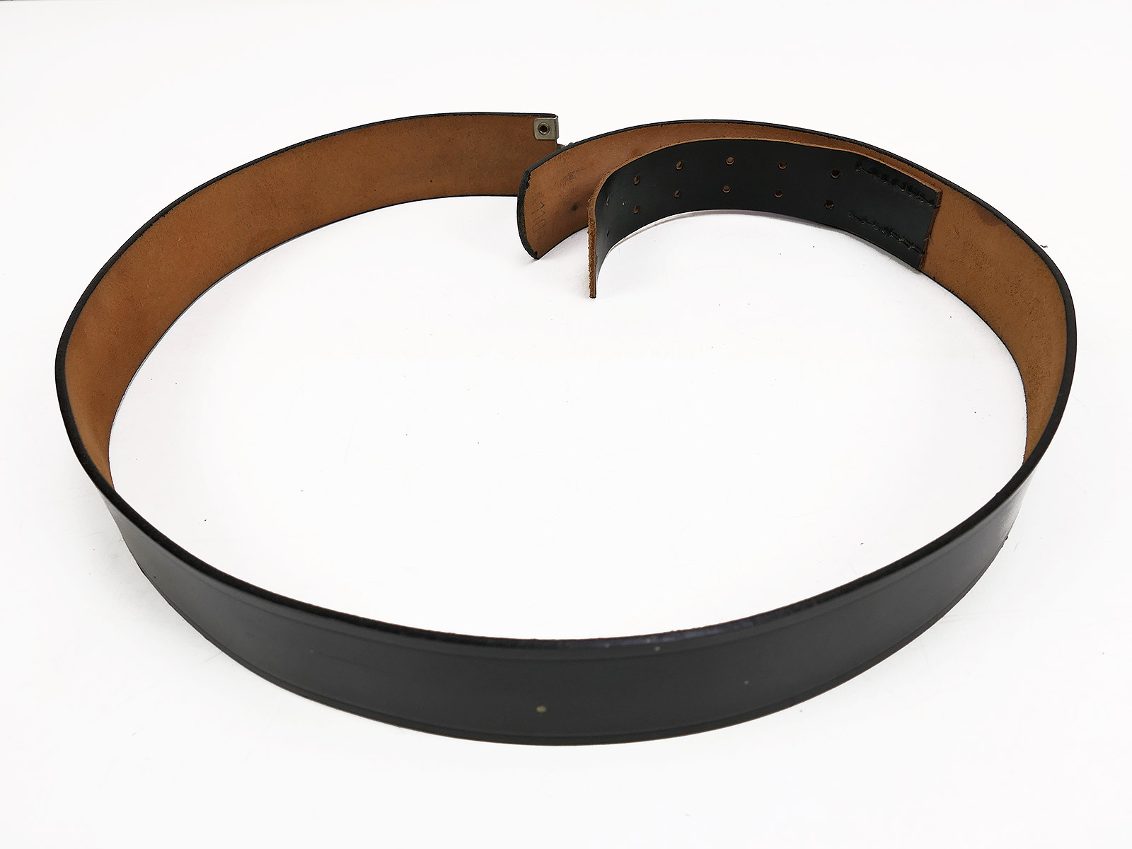 Vintage leather belt / belt strap, 110cm, COLLECTION BATTLE WORN