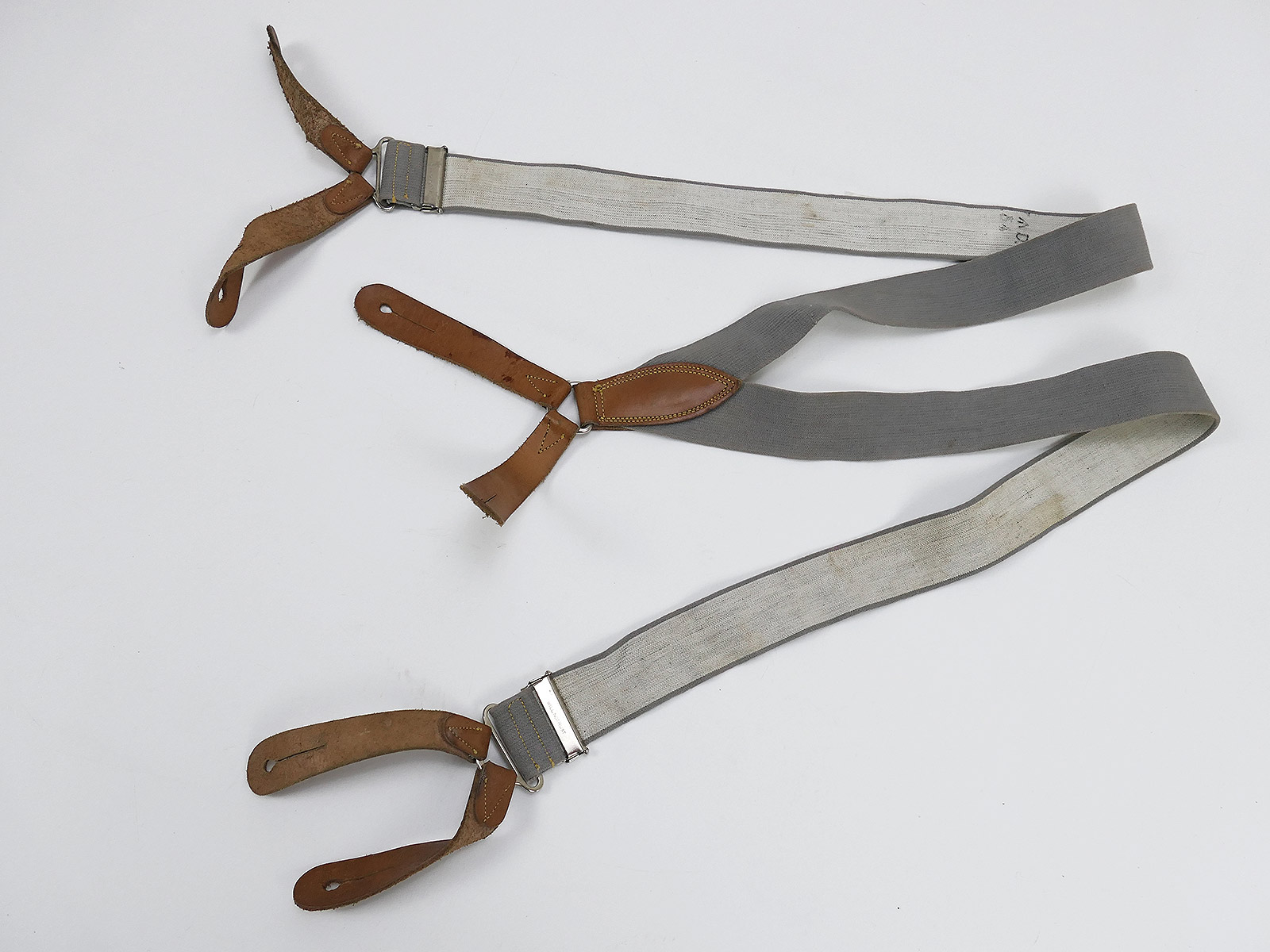 British Army WD suspenders 1950's Suspenders type like WW2