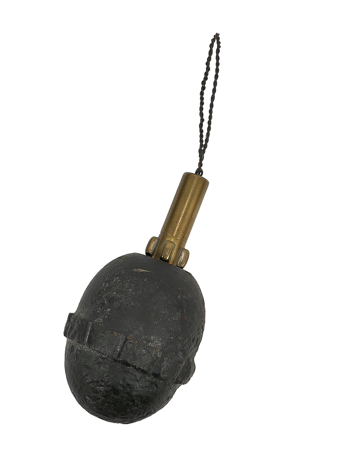 WK1 M17 Decorative Egg-Shaped Hand Grenade – Original Hand Grenade – COLLECTION – BATTLE-WORN