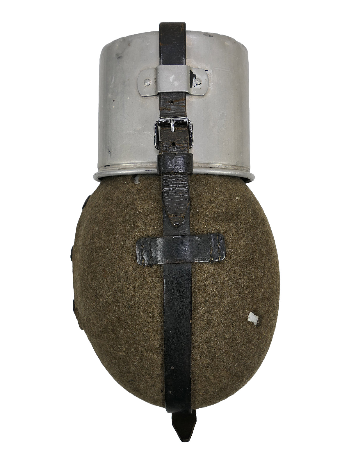 Wehrmacht ESB40 canteen with original aluminium cup WAL39  COLLECTION BATTLE WORN