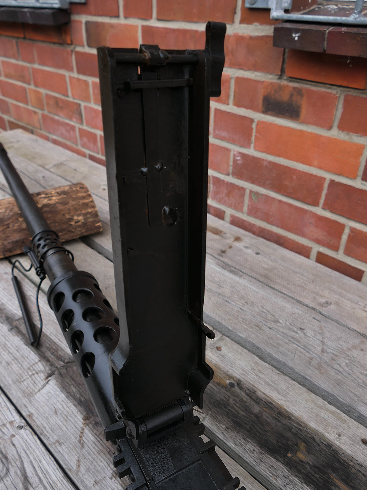 #A Browning Machine Gun MG Cal. 50 M2 Jeep Mount Tripod – Model – 1:1 metal replica, barrel can be dismantled