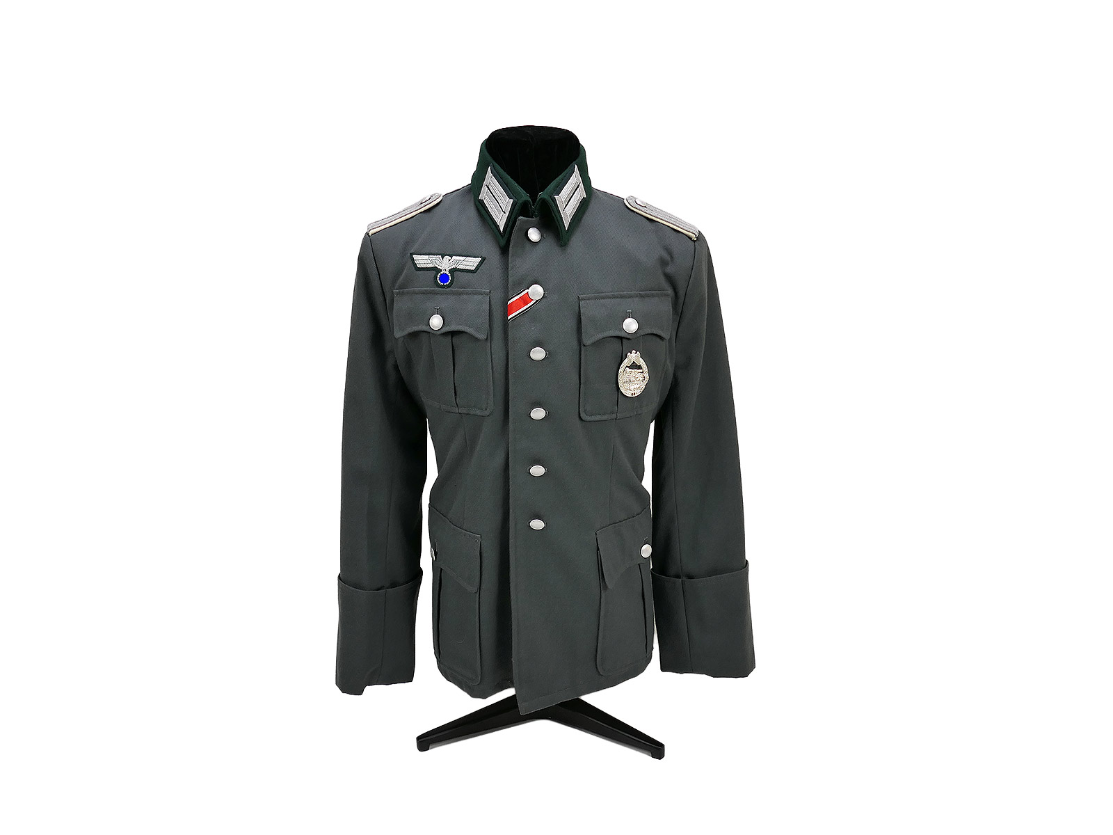Wehrmacht M36 officer's gabardine uniform field blouse lieutenant
