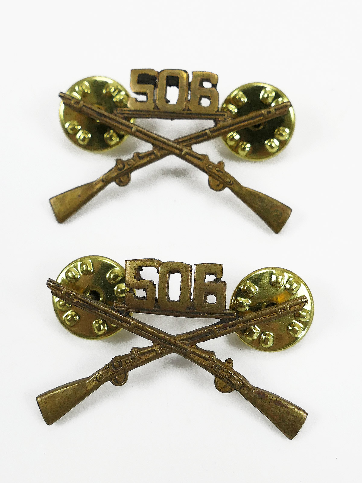 USA pair of collar badges 506th FJ Regiment / Easy Company 101st Airborne