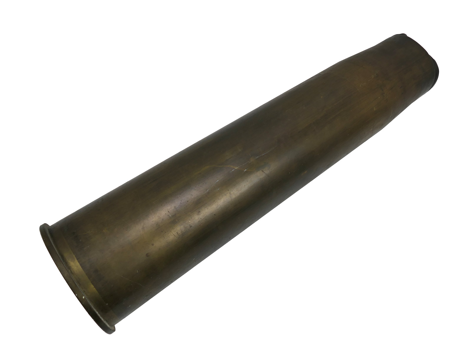 Original 105mm brass cartridge case – tank-themed decorative umbrella stand – COLLECTION