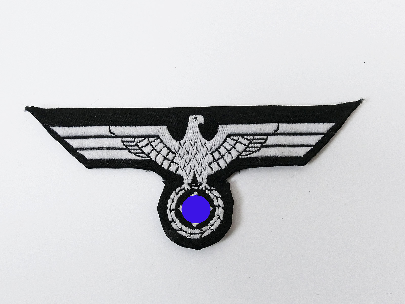 P1034692 Armor uniform breast eagle woven for armor blouse army UV neutral cut out