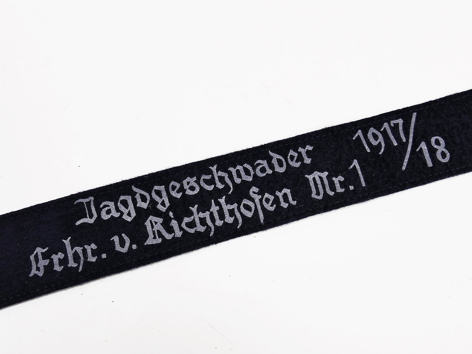 #B Sleeve band / sleeve stripe – Baron von Richthofen No. 1 Fighter Wing 1917/18 Luftwaffe