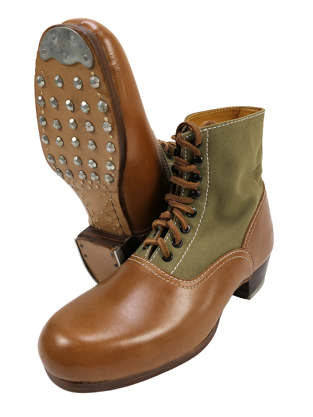 Wehrmacht DAK tropical boots, Afrika Korps boots, short ankle boots