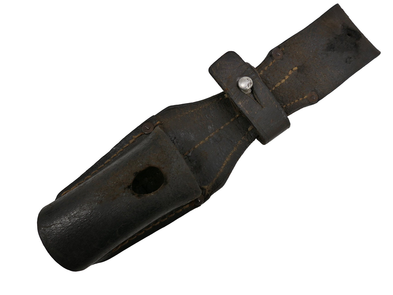 Wehrmacht M84/98 K98 bayonet / S/155 sidearm with belt loop – BATTLE WORN