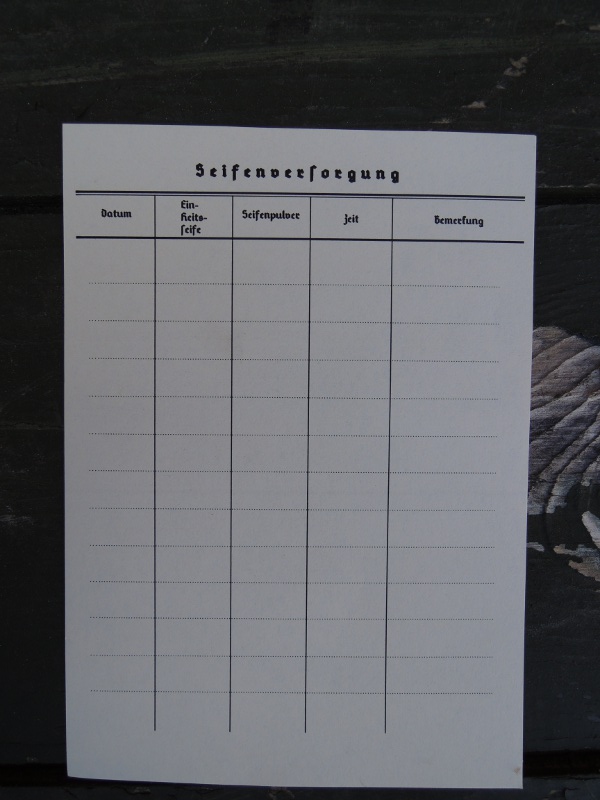 Insert soap regulation