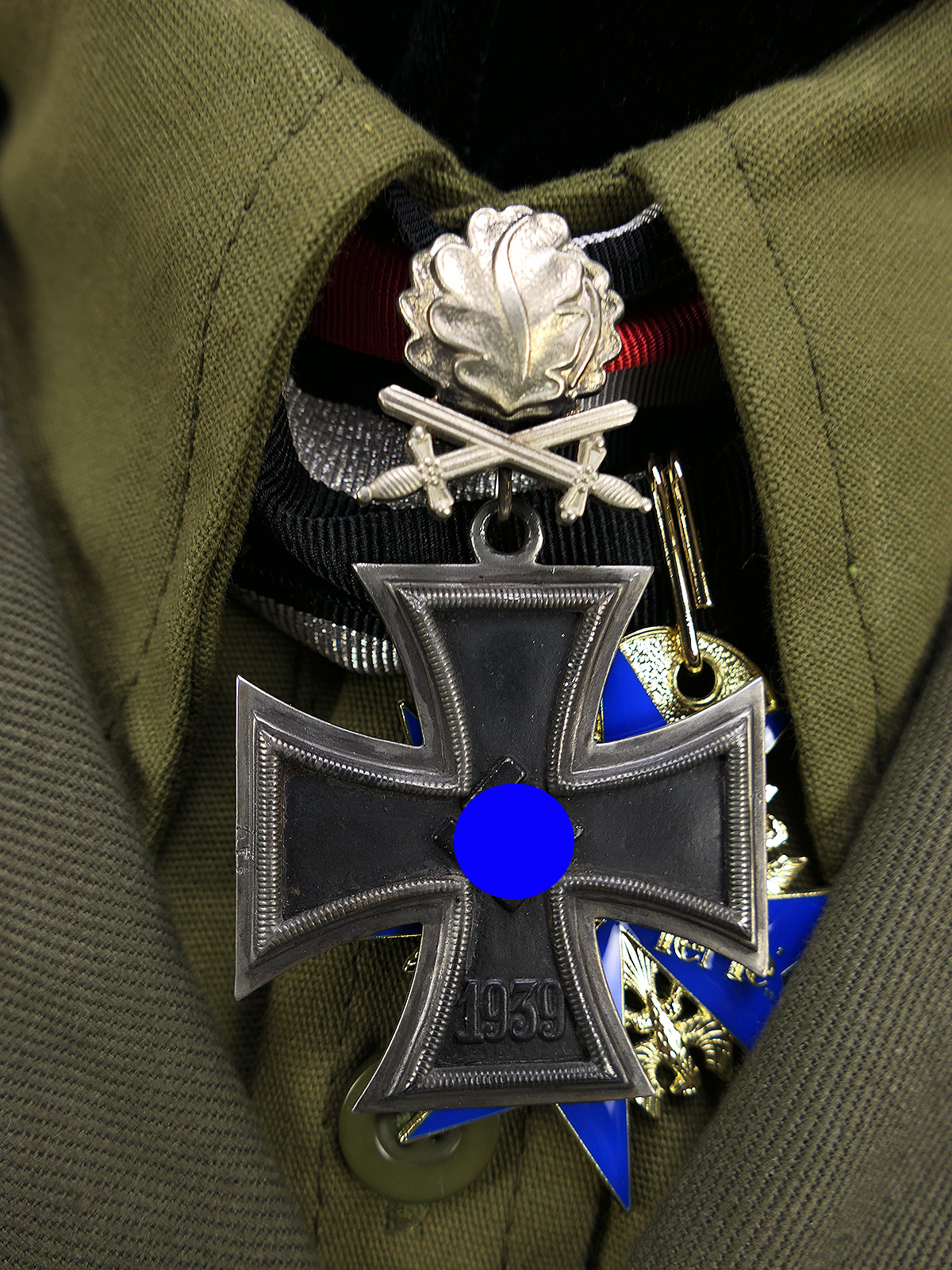 Uniform of Field Marshal Erwin Rommel, Afrika Korps; Knight’s Cross of the Pour le Mérite with General’s Sash