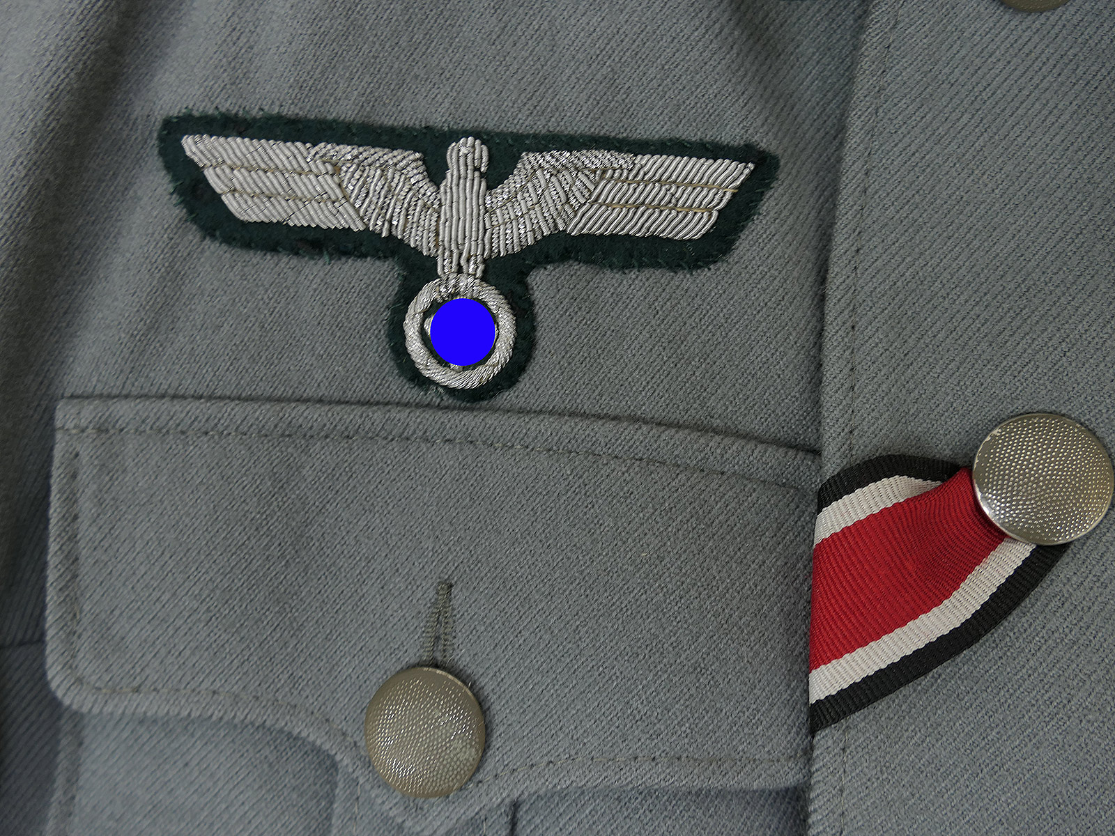 Officer’s field tunic, infantry uniform jacket – Janke COLLECTION, battle-worn