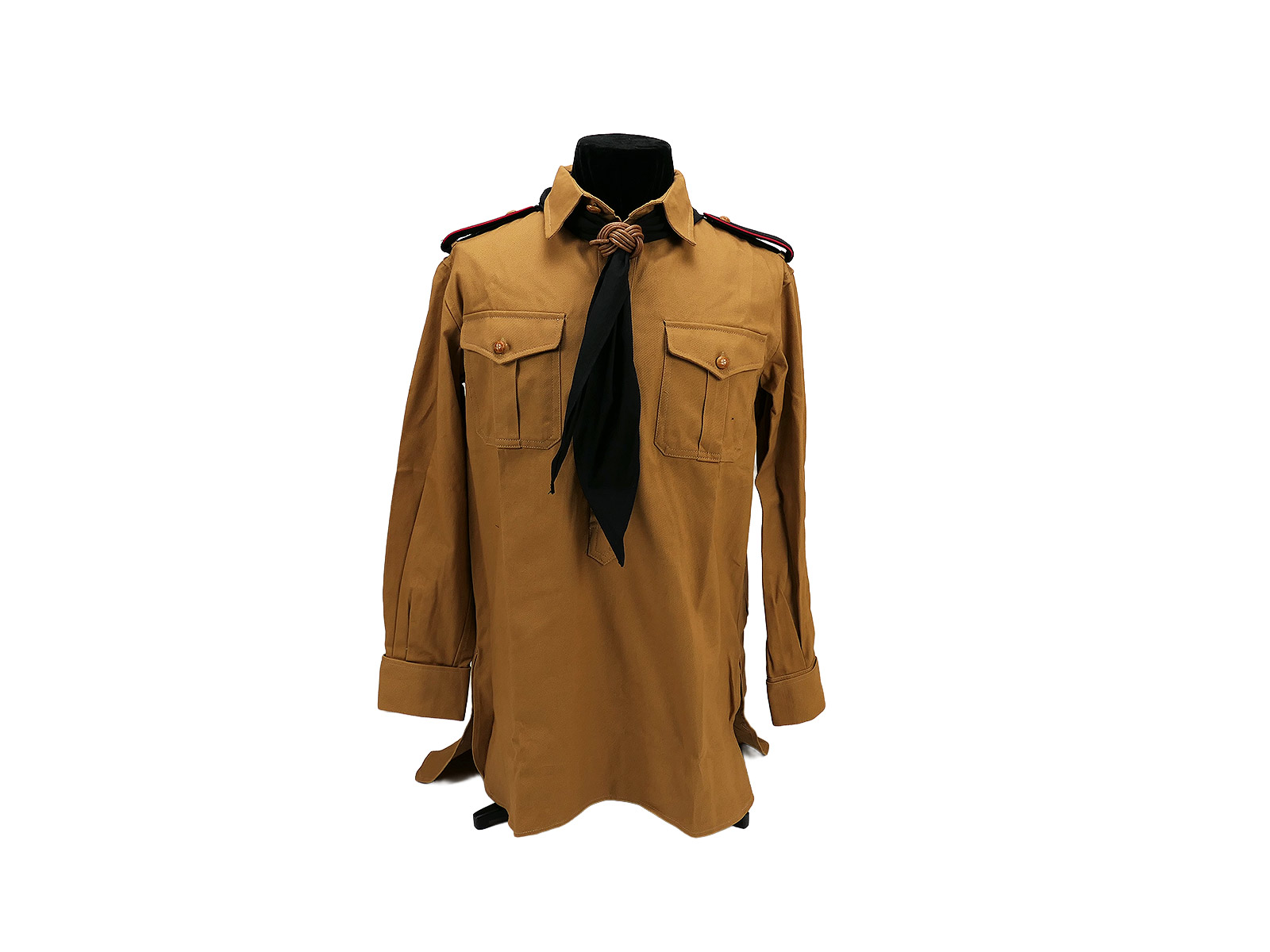 HJ uniform shirt Hitlerjugend shirt blouse Pimpf size L with neckerchief and leather knot