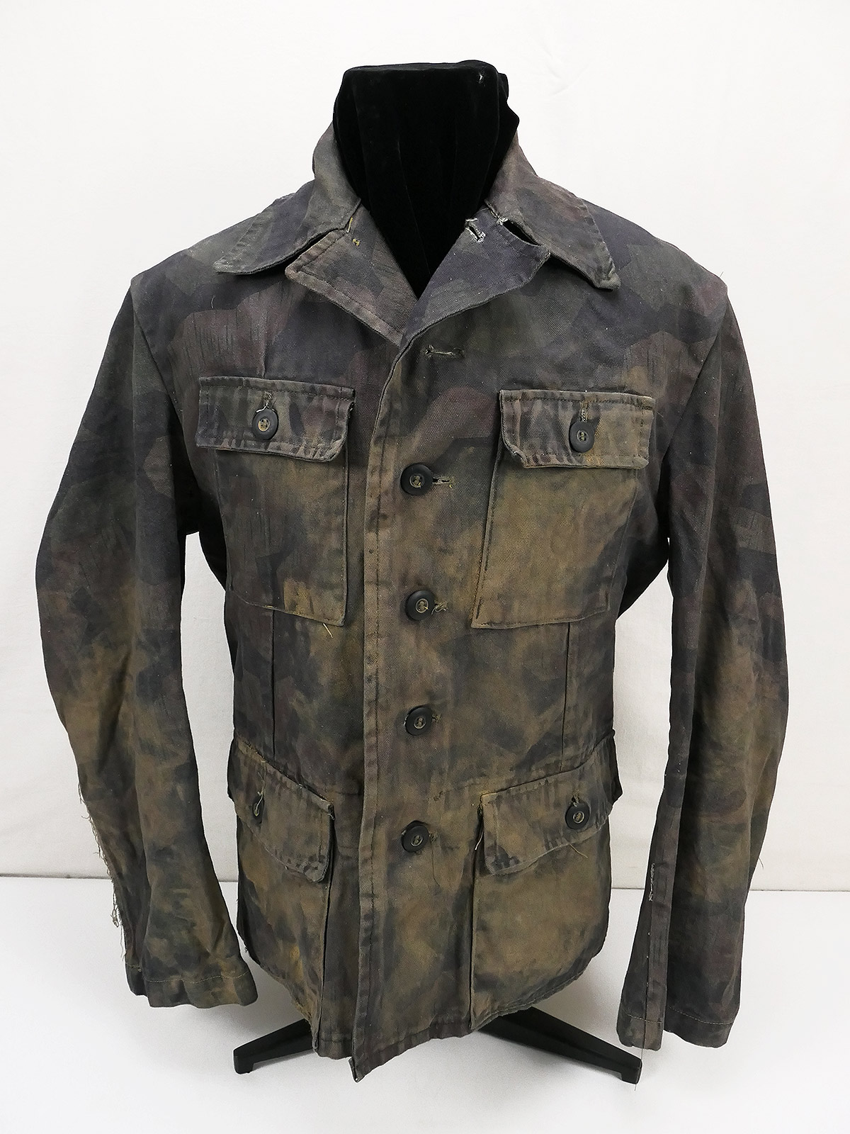 Wehrmacht M43 camouflage jacket field blouse four-pocket skirt CARBON OVERPRINT MIX