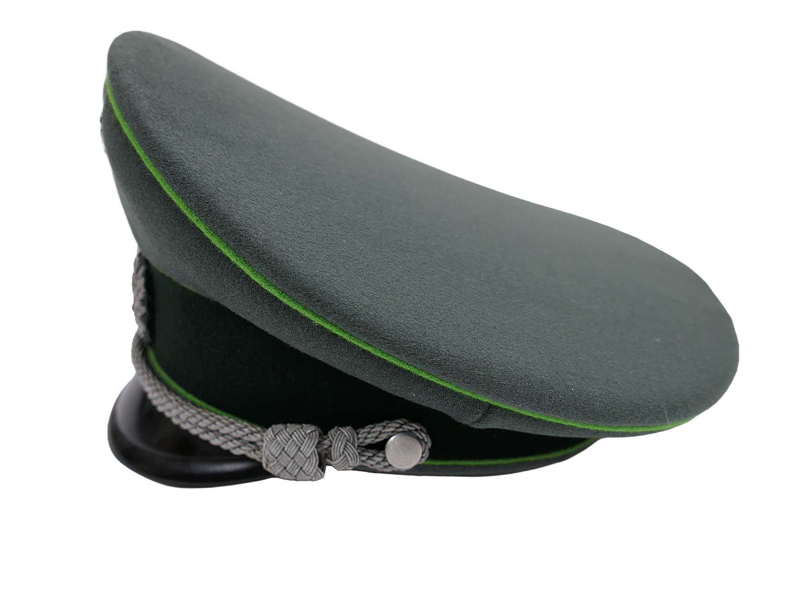 Wehrmacht peaked cap, officer’s, Panzergrenadier, size 58, premium museum-quality reproduction with original embroidered details, COLLECTION