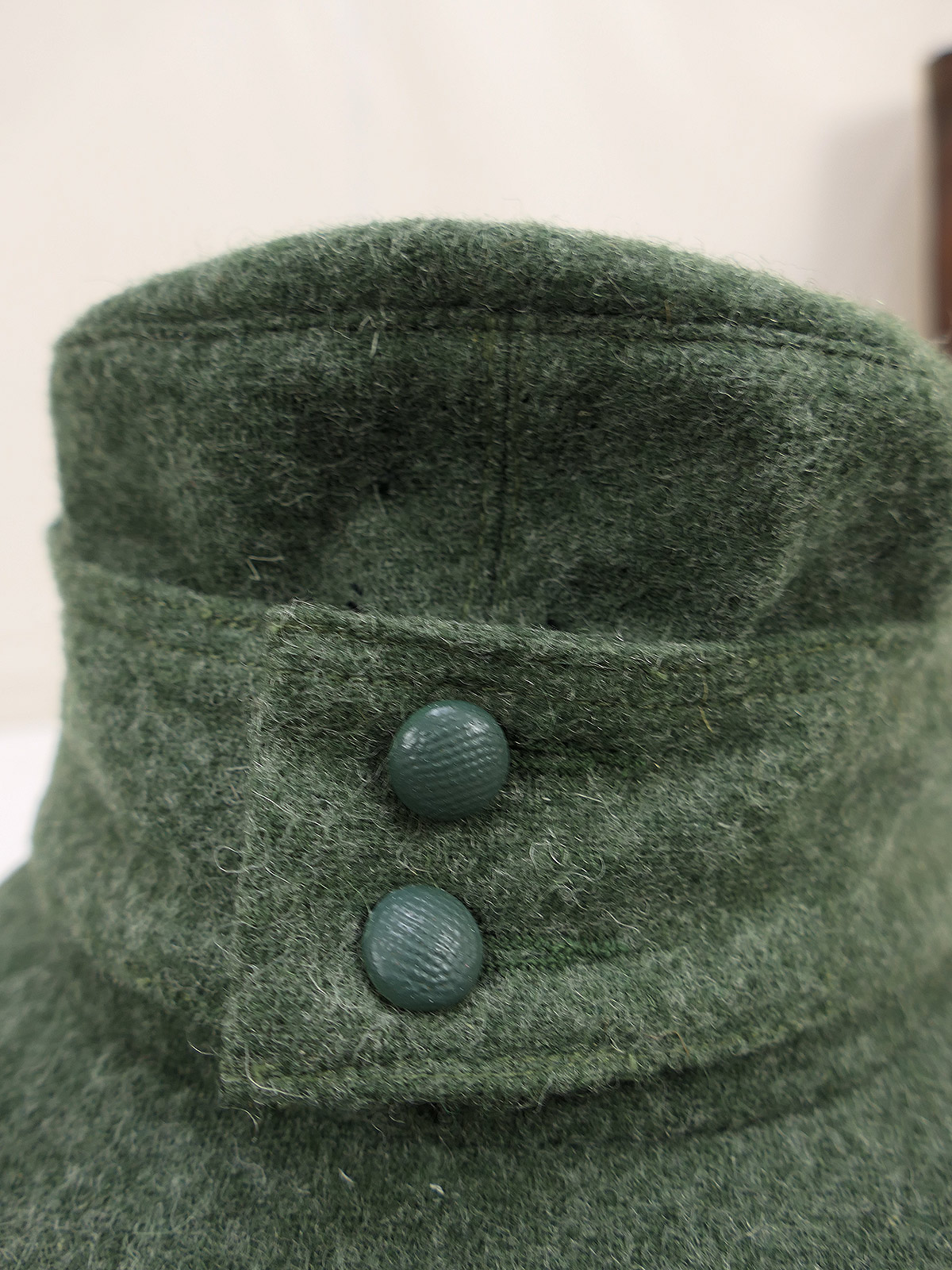 Waffen-SS M43 field cap, M1943, with insignia, cap eagle, size 59, denazified
